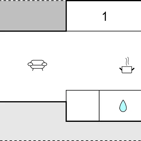 1 Bedroom Beautiful In Hébergement de vacances *