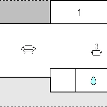 1 Bedroom Beautiful In * Sjolund